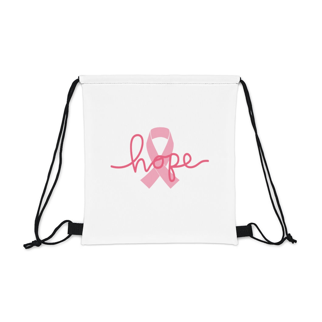 Breast Cancer Awareness HOPE Outdoor Drawstring Bag
