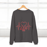 Delta Heartbeat Unisex Crew Neck Sweatshirt