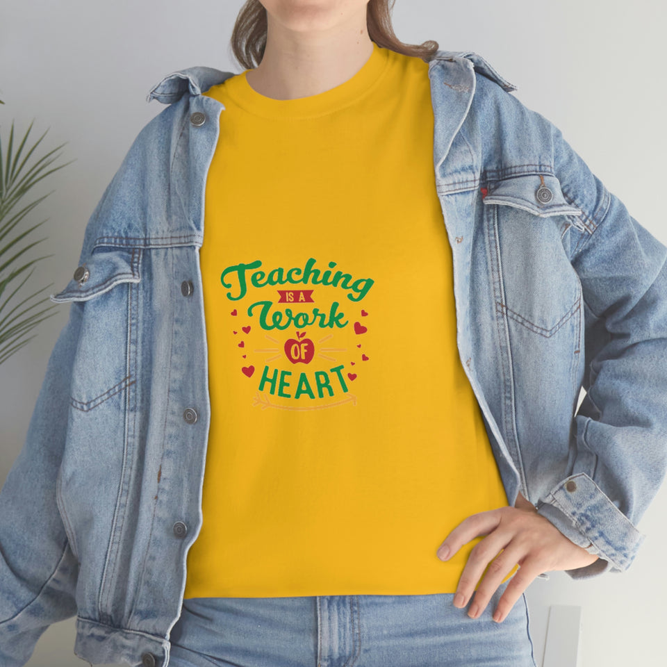 Work of Heart Cotton Tee