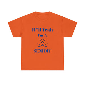 H*ll Yeah! Virginia Cavaliers Senior Unisex Heavy Cotton Tee