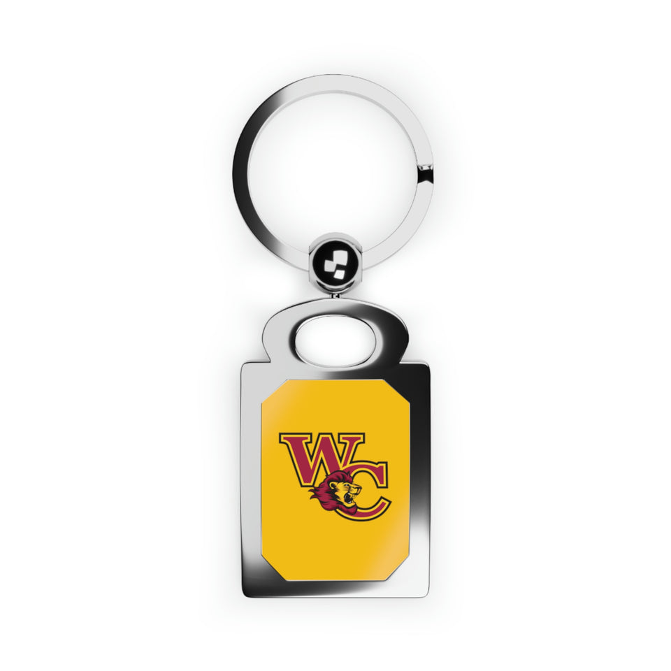 West Charlotte HS Rectangle Photo Keyring