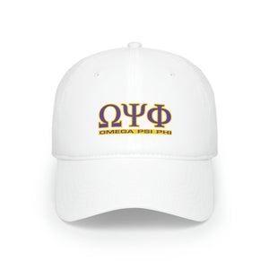 Omega Psi Phi Low Profile Baseball Cap