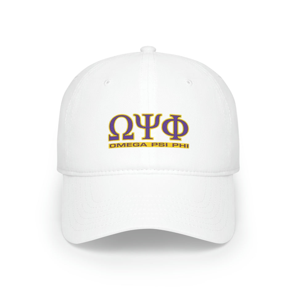 Omega Psi Phi Low Profile Baseball Cap
