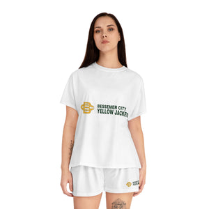 Bessemer City Yellow Jackets Women's Short Pajama Set (AOP)