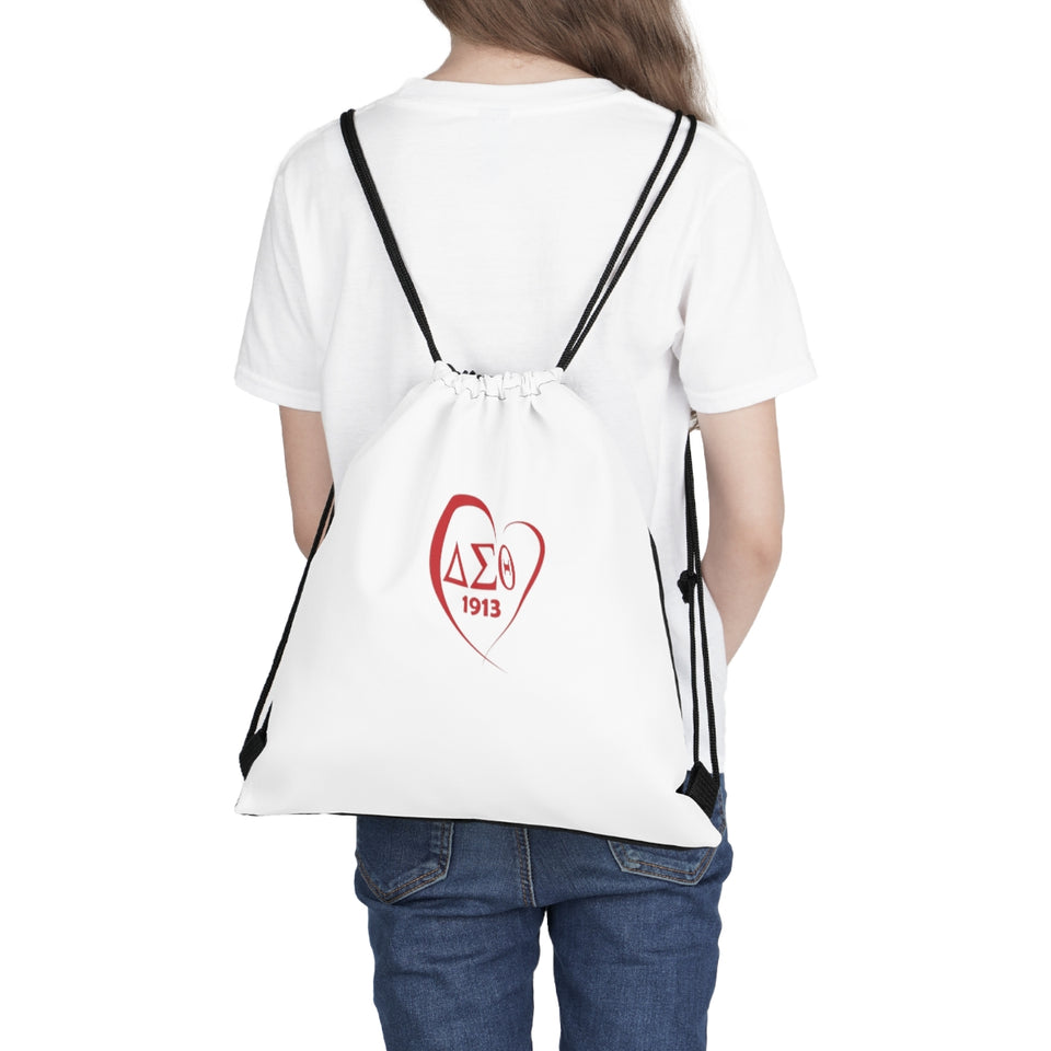 Delta Sigma Theta Outdoor Drawstring Bag