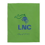 Lake Norman Charter Class of 2023 Velveteen Plush Blanket