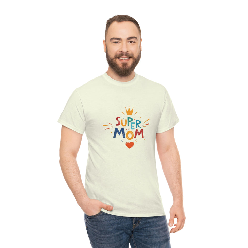 Super Mom Unisex Heavy Cotton Tee