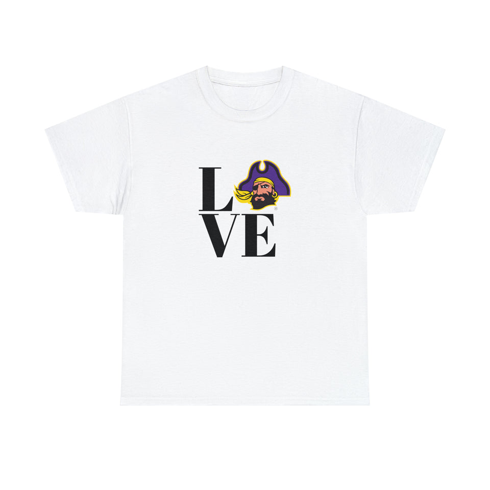 LOVE ECU Unisex Heavy Cotton Tee
