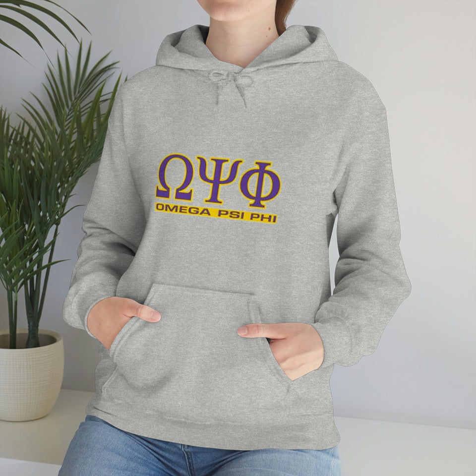 Omega Psi Phi Unisex Heavy Blend™ Hooded Sweatshirt