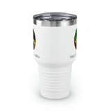 Black Electricians Matter Ringneck Tumbler, 30oz