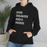 DOPE SNEAKERS AND A HOODIE Unisex Heavy Blend™ Hooded Sweatshirt