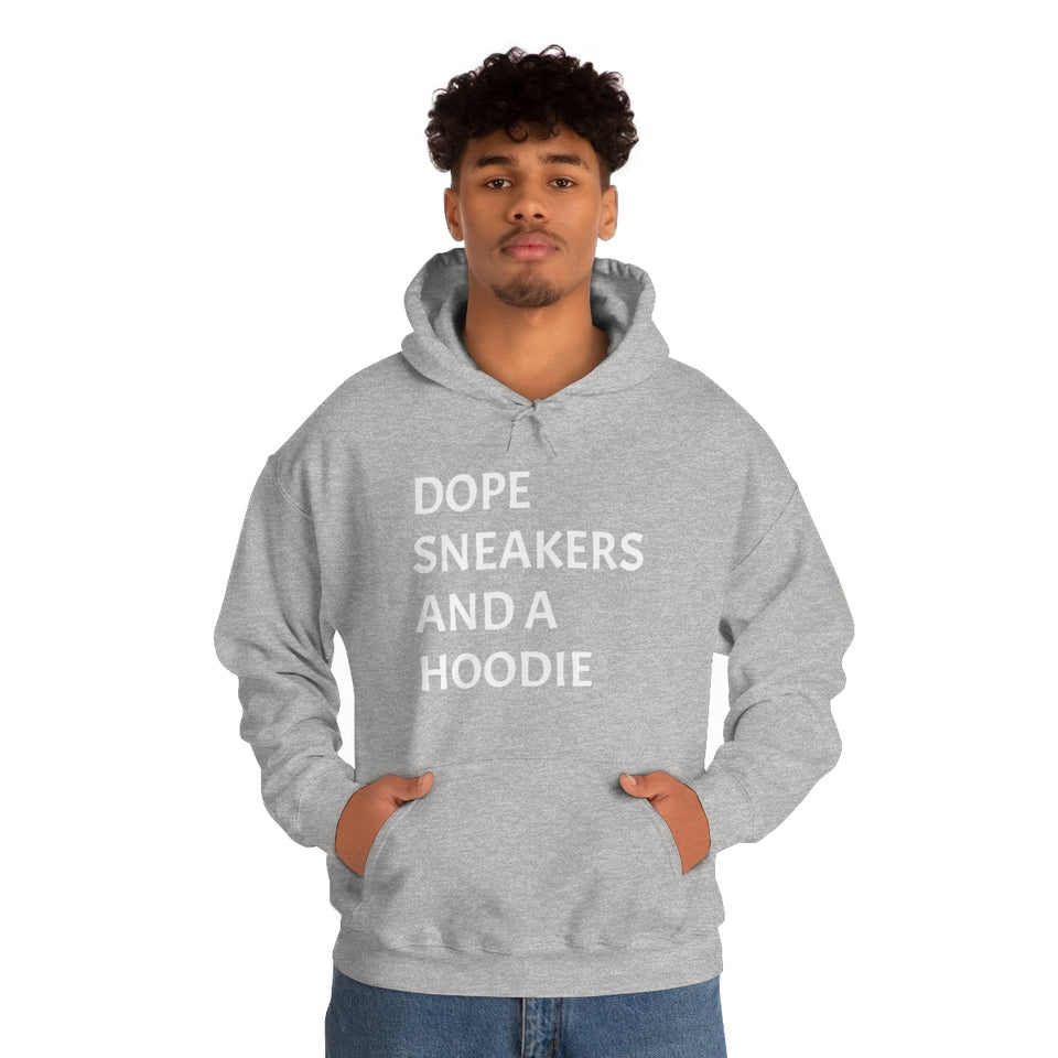 DOPE SNEAKERS AND A HOODIE Unisex Heavy Blend™ Hooded Sweatshirt
