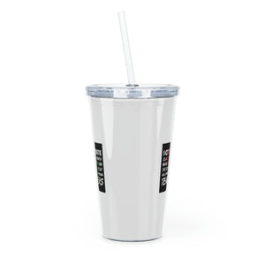 I Celebrate Plastic Tumbler with Straw