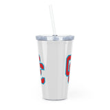 Charlotte Catholic Plastic Tumbler with Straw