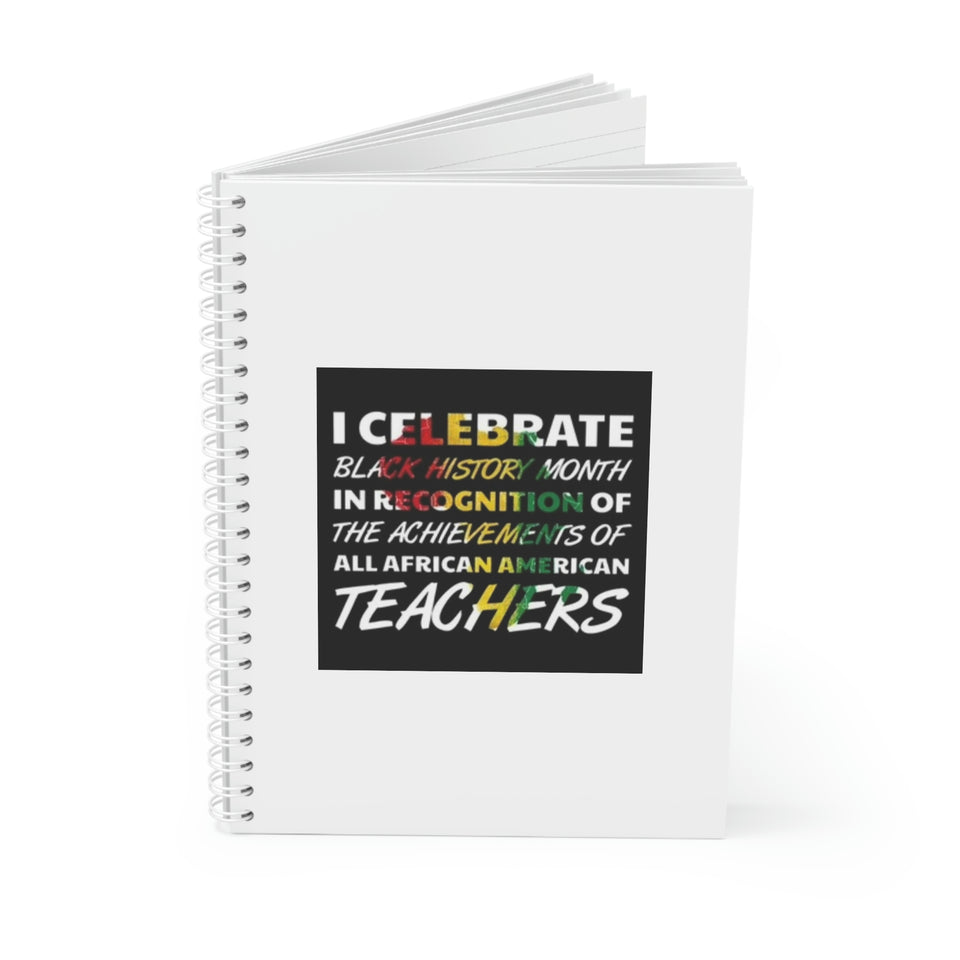 I Celebrate Spiral Notebook