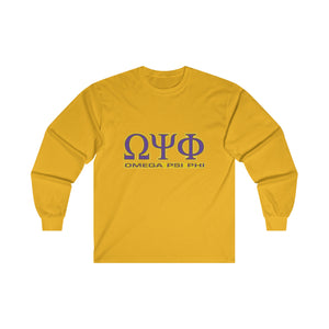 Omega Psi Phi Ultra Cotton Long Sleeve Tee