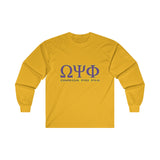 Omega Psi Phi Ultra Cotton Long Sleeve Tee