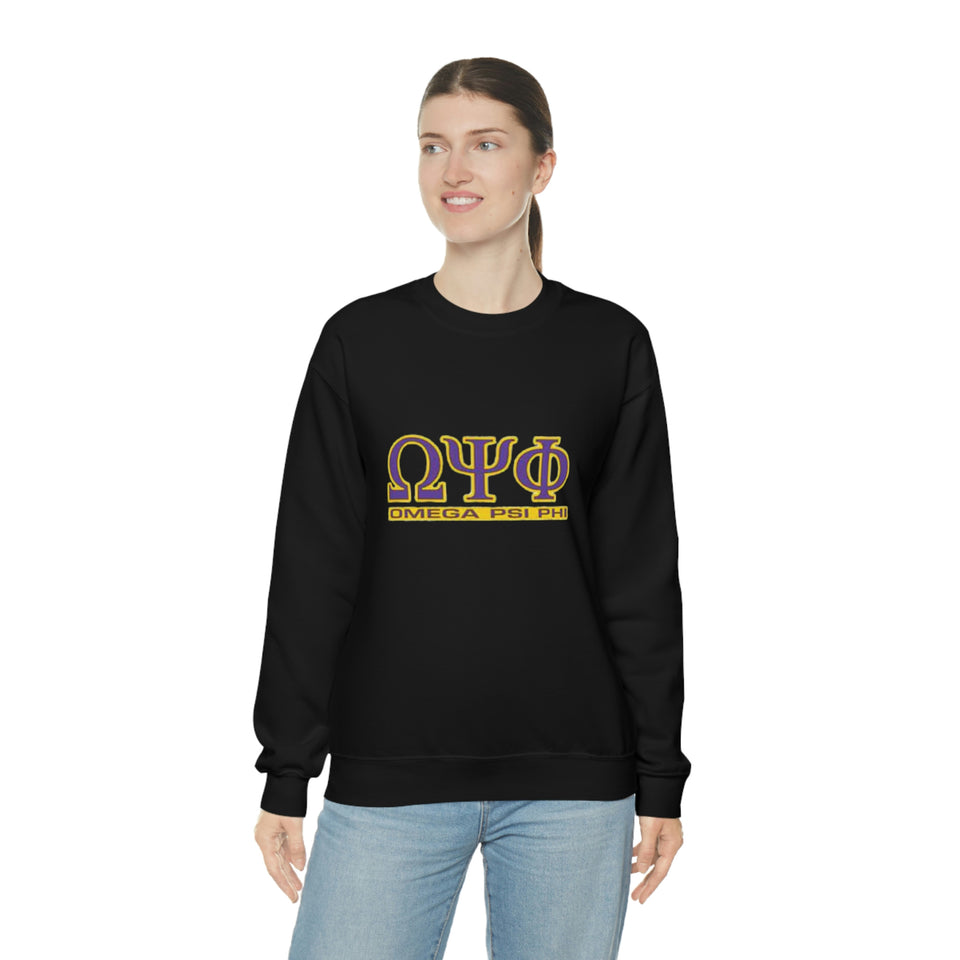 Omega Psi Phi Unisex Heavy Blend™ Crewneck Sweatshirt