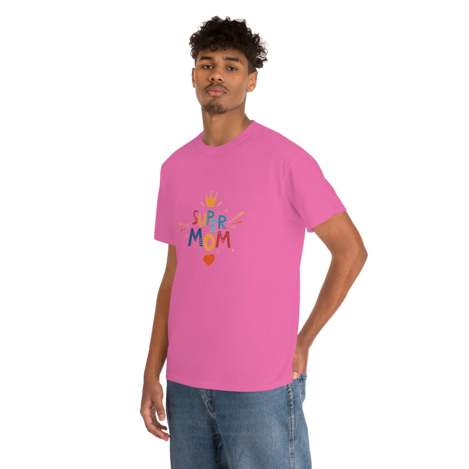 Super Mom Unisex Heavy Cotton Tee