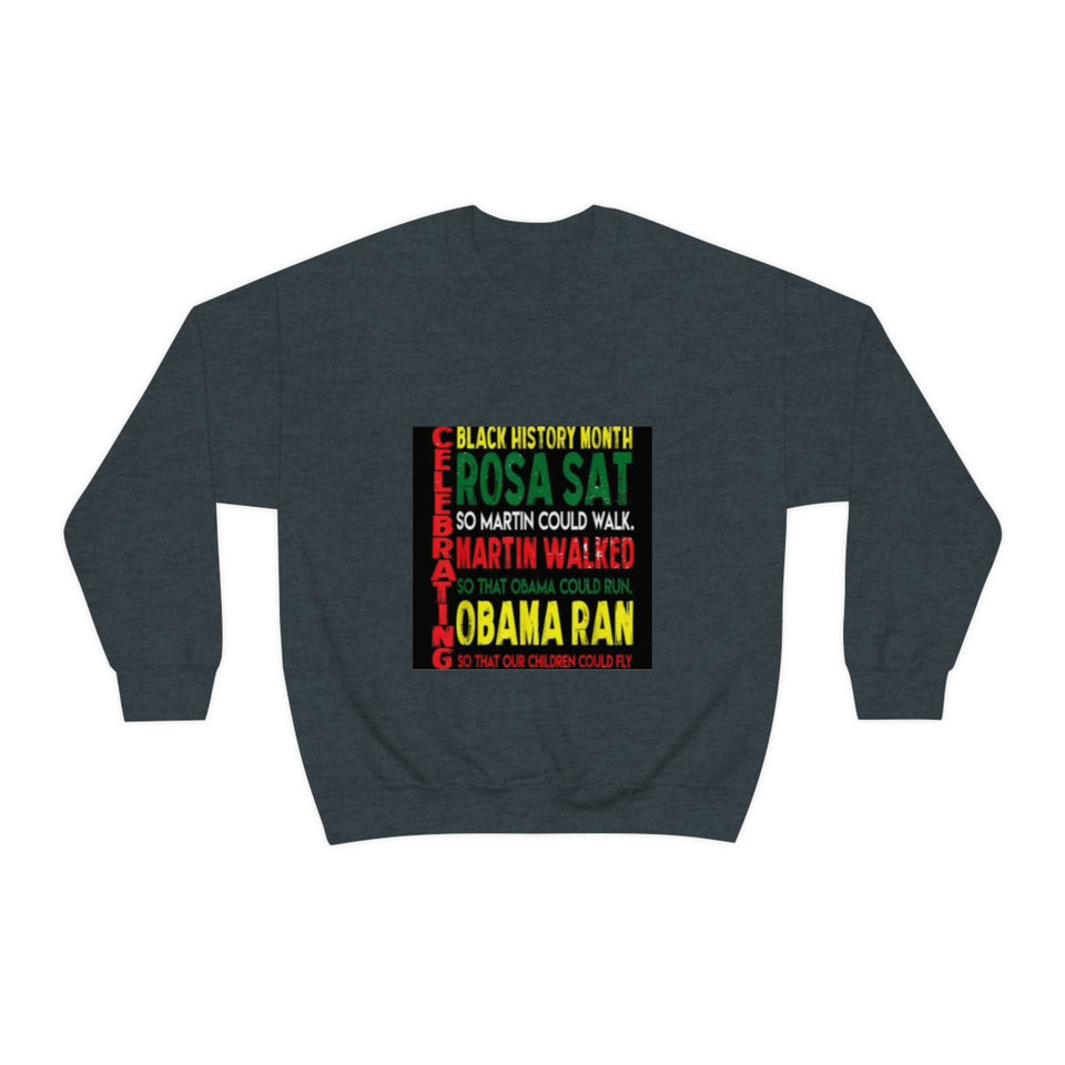 Celebrating Black History Month Unisex Heavy Blend™ Crewneck Sweatshirt
