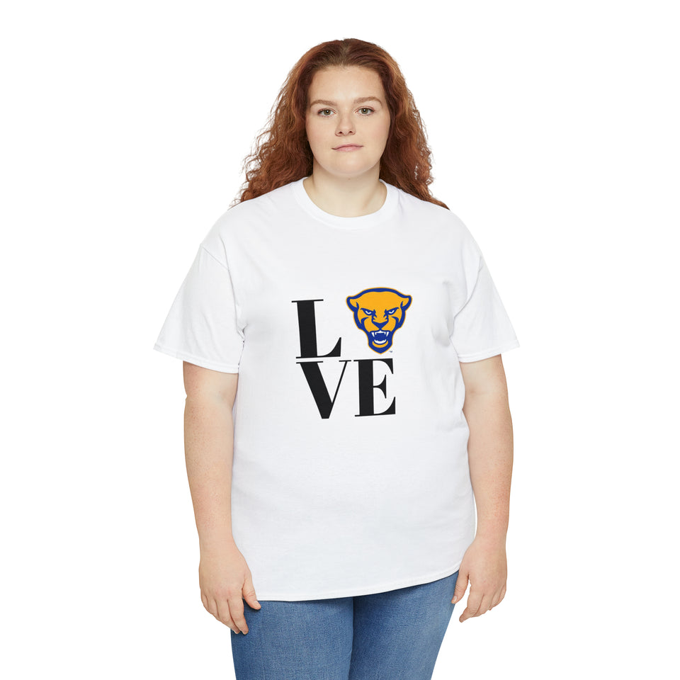 LOVE University Of Pittsburgh Unisex Heavy Cotton Tee