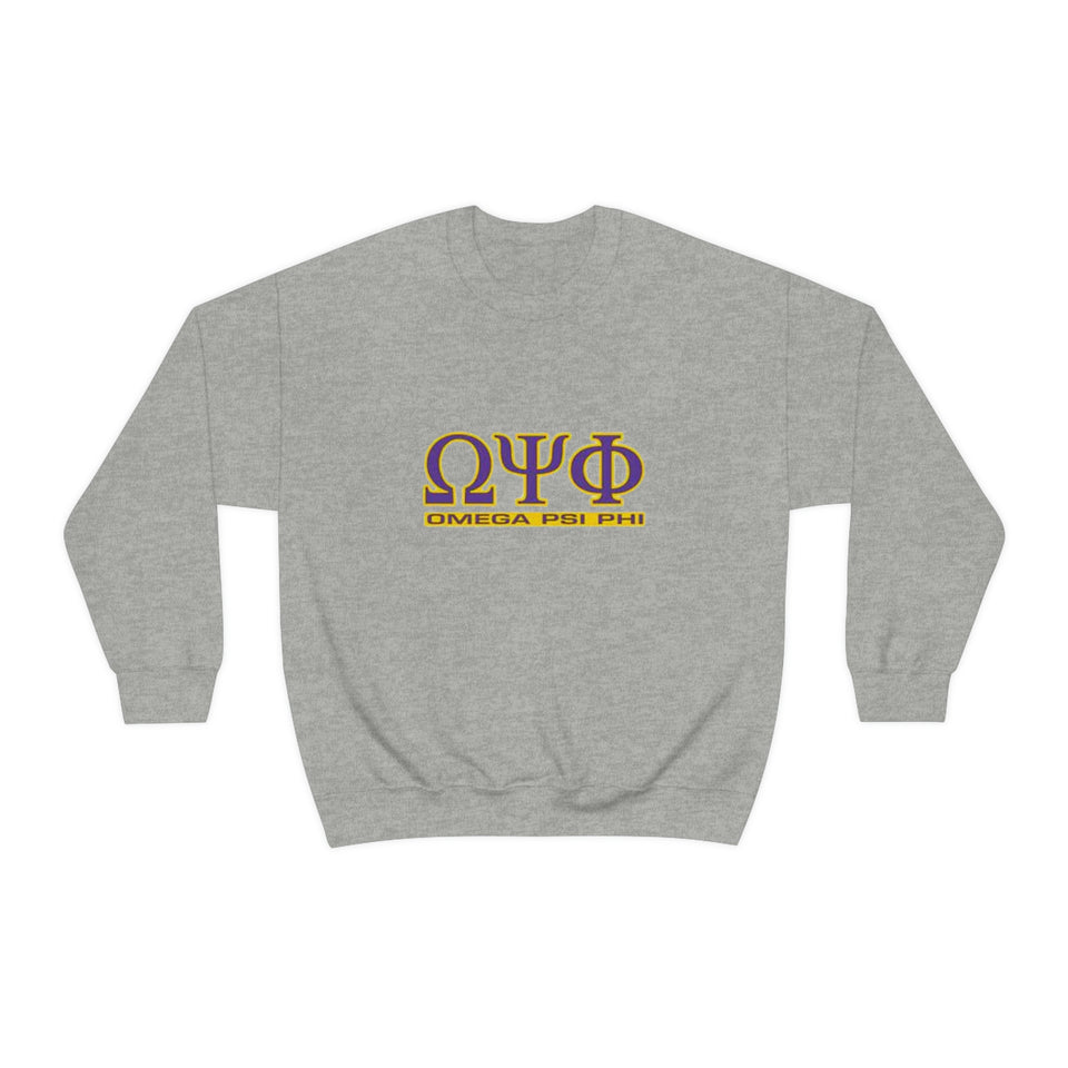 Omega Psi Phi Unisex Heavy Blend™ Crewneck Sweatshirt