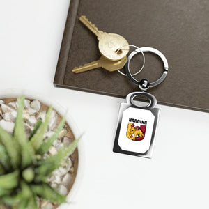 Harding University Rectangle Photo Keyring