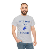 H*ll Yeah! Elizabeth City State Vikings Senior Unisex Heavy Cotton Tee