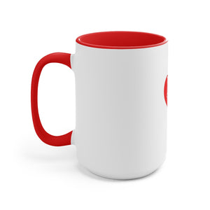 Delta Sigma Theta Sorority Two-Tone Coffee Mugs, 15oz