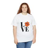 LOVE Clemson Unisex Heavy Cotton Tee
