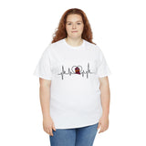 Virginia Tech Heartbeat Unisex Heavy Cotton Tee