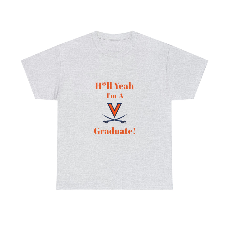 H*ll Yeah University of Virginia Unisex Heavy Cotton Tee