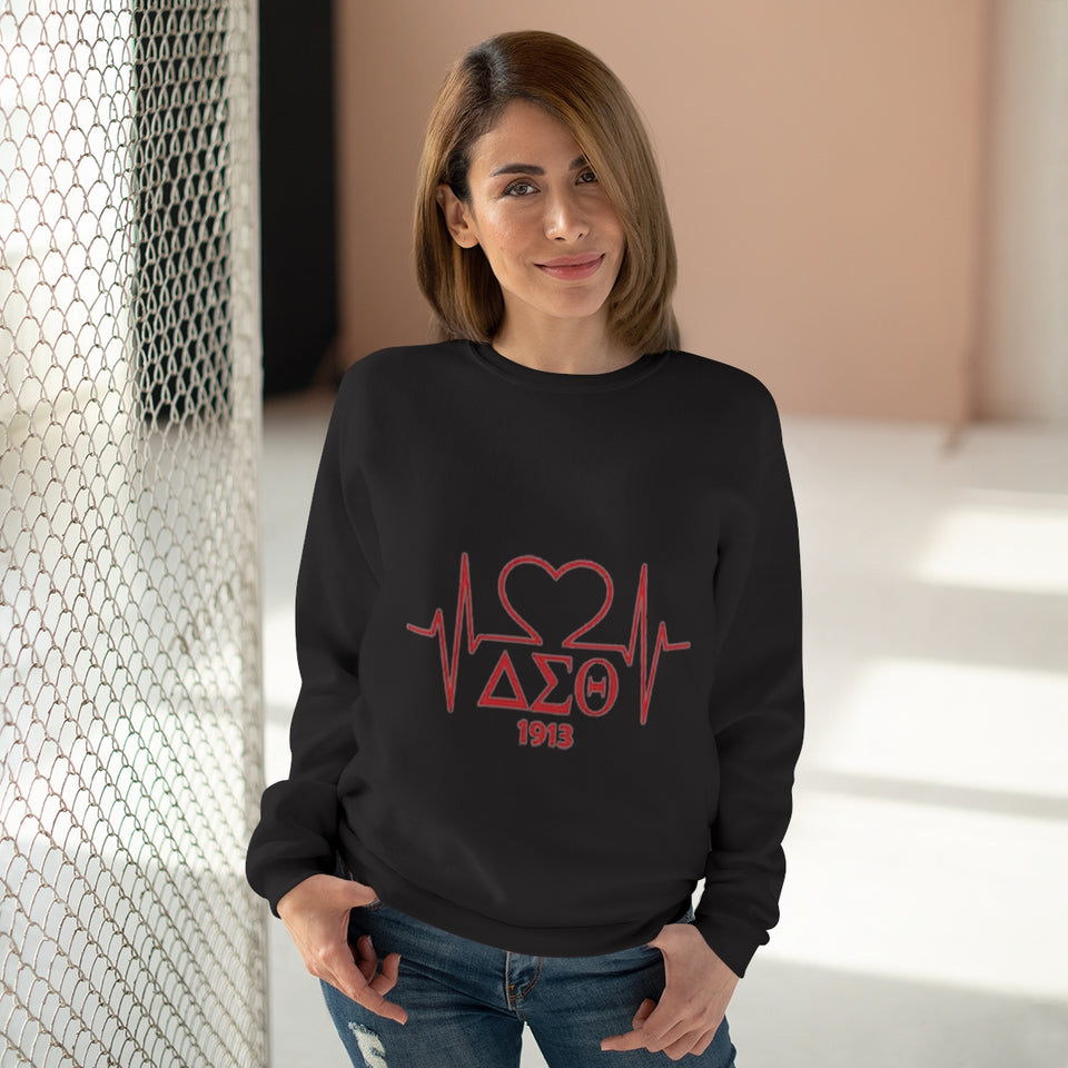 Delta Heartbeat Unisex Crew Neck Sweatshirt