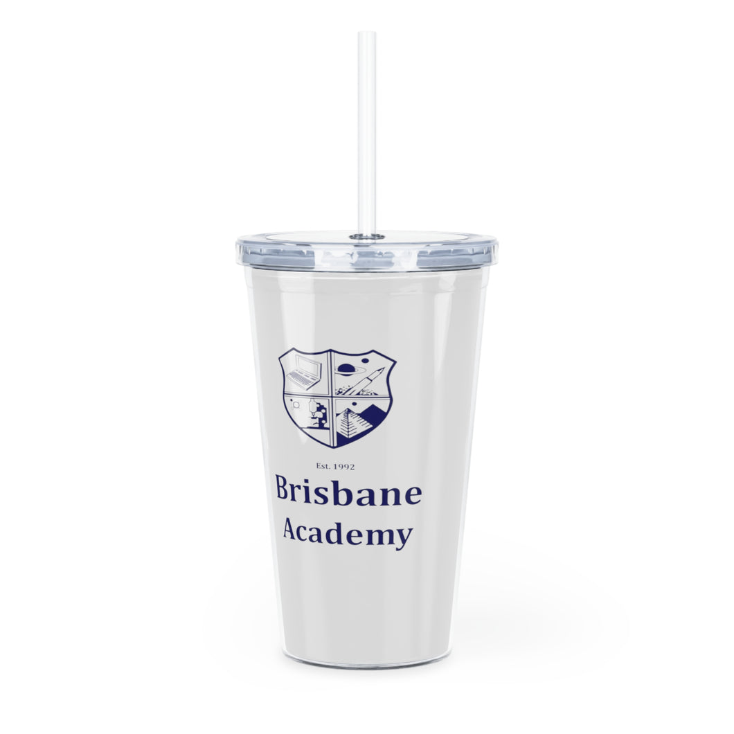 Brisbane Academy Plastic Tumbler with Straw