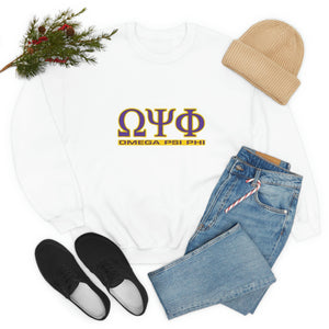 Omega Psi Phi Unisex Heavy Blend™ Crewneck Sweatshirt