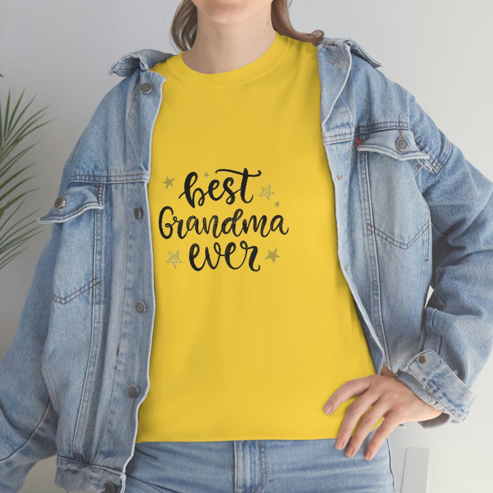 Best Grandma Ever Unisex Heavy Cotton Tee