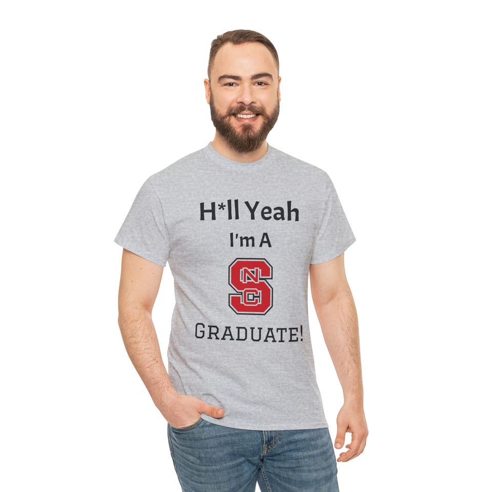 H*ll Yeah! NCSU Grad Unisex Heavy Cotton Tee