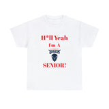 H*ll Yeah! Howard Bison Senior Unisex Heavy Cotton Tee