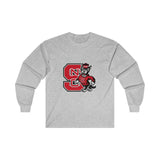 NC State Ultra Cotton Long Sleeve Tee