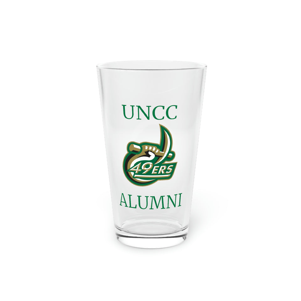 UNCC ALUMNI Pint Glass, 16oz