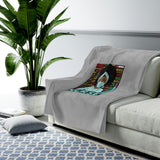 Black Nurse Plush Blanket