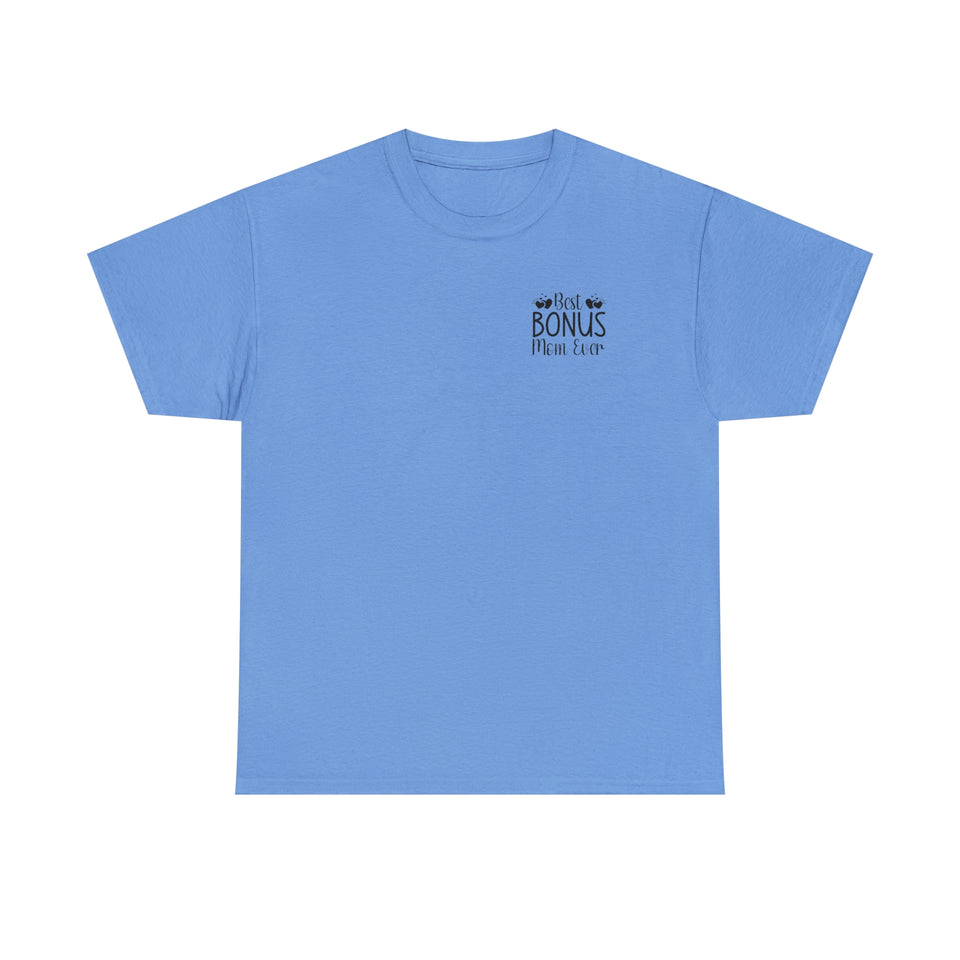 Best Bonus Mom Ever Unisex Heavy Cotton Tee
