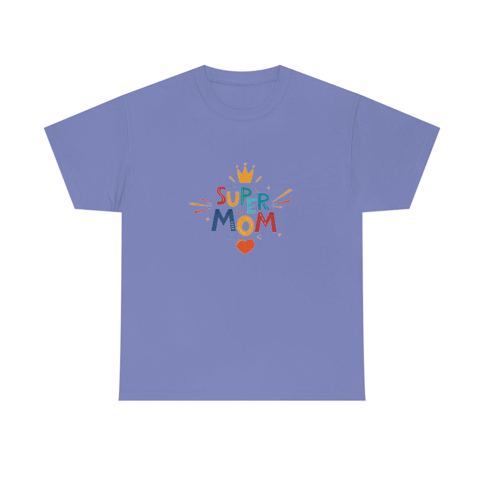 Super Mom Unisex Heavy Cotton Tee