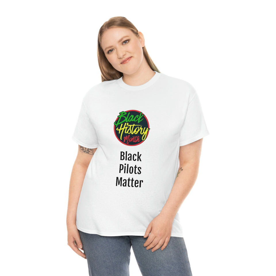 Black Pilots Matter Cotton Tee