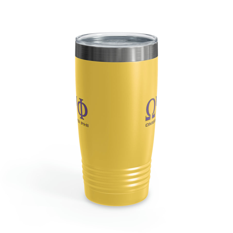 Omega Psi Phi Ringneck Tumbler, 20oz