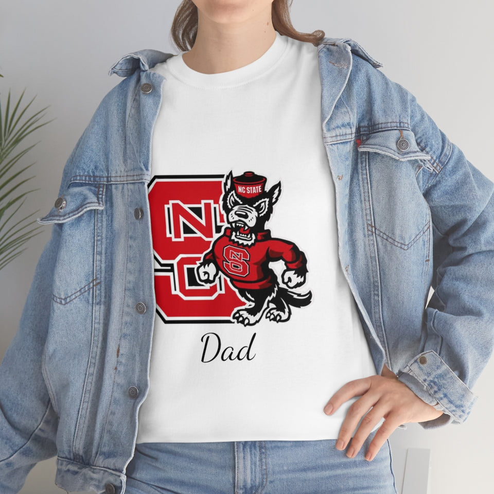 NC State Dad Unisex Heavy Cotton Tee