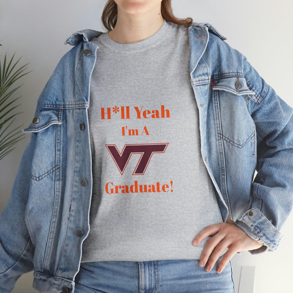 H*ll Yeah! Virginia Tech Unisex Heavy Cotton Tee