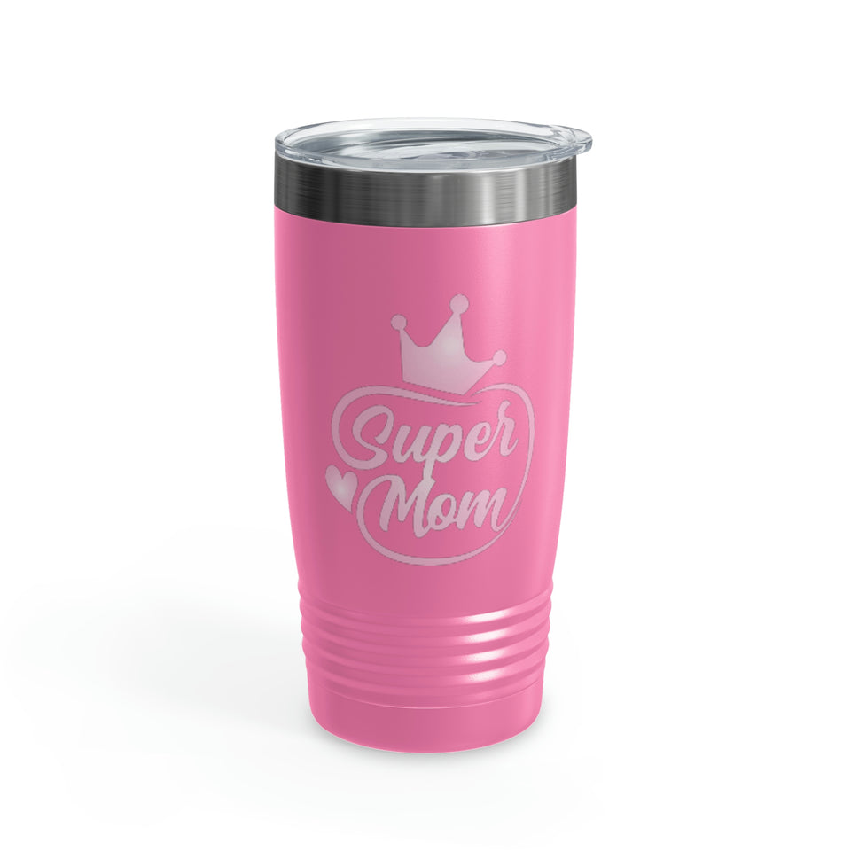 Super Mom Ringneck Tumbler, 20oz