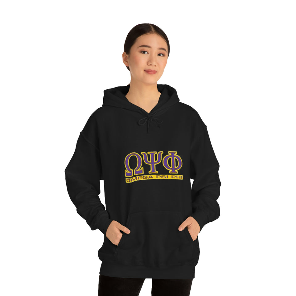 Omega Psi Phi Unisex Heavy Blend™ Hooded Sweatshirt