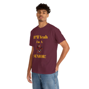 H*ll Yeah! Boston College Senior Unisex Heavy Cotton Tee